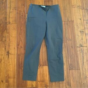 Everlane Bi-Stretch Pants Size 10 Grey Crop Side Zip Mid Rise Cotton Minimalist
